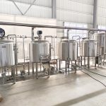 Three-vessel in Two Body Brewhouse 300L