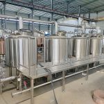 Three-vessel in Two Body Brewhouse 300L