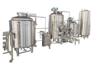Three-vessel in Two Body Brewhouse 300L Three-vessel in Two Body Brewhouse 300L